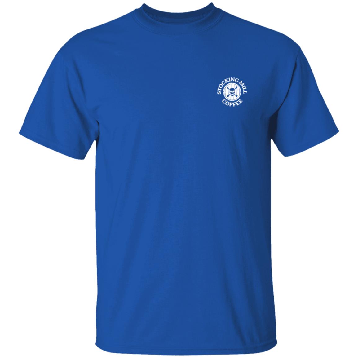 Stocking Mill Coffee  Arrive Violently But First Coffee T Shirt Stocking Mill Coffee  Arrive Violently But First Coffee T Shirt