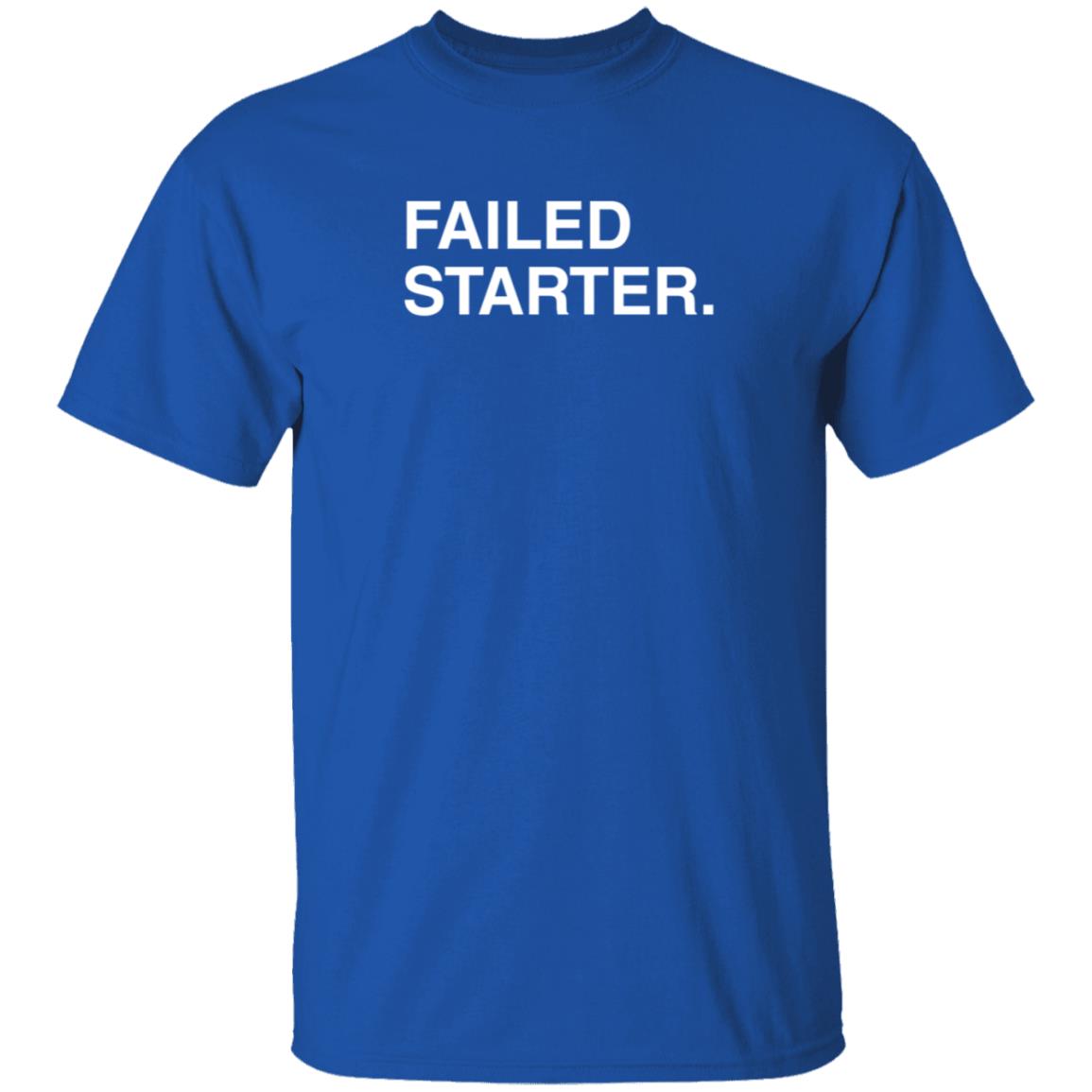 Obviousshirts Merch Failed Starter Shirt Talkin Baseball Sgatee