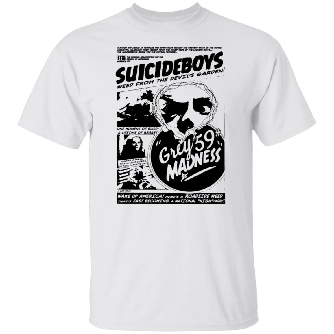 G59 Records Merch Grey59 Madness T Shirt G59 Records Merch Grey59 Madness T Shirt