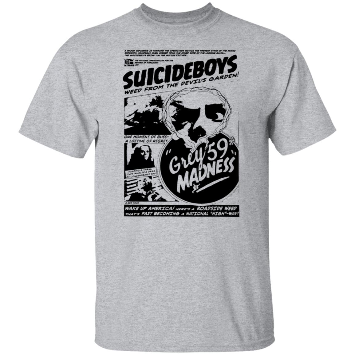 G59 Records Merch Grey59 Madness T Shirt G59 Records Merch Grey59 Madness T Shirt
