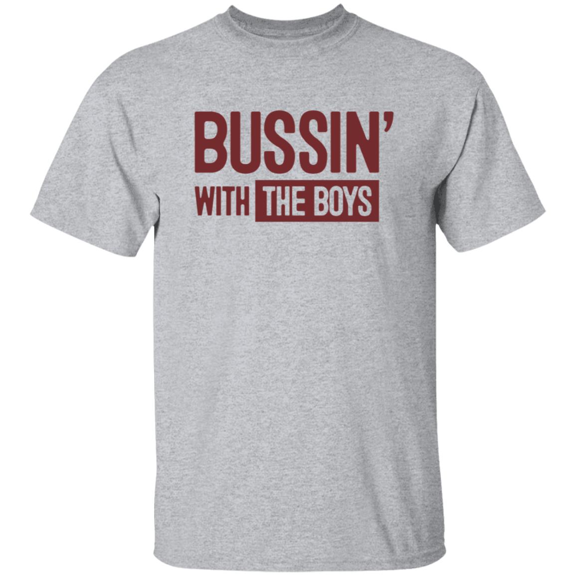 Bussin With The Boys Merch Shirt The Barstool Sports Store Sgatee