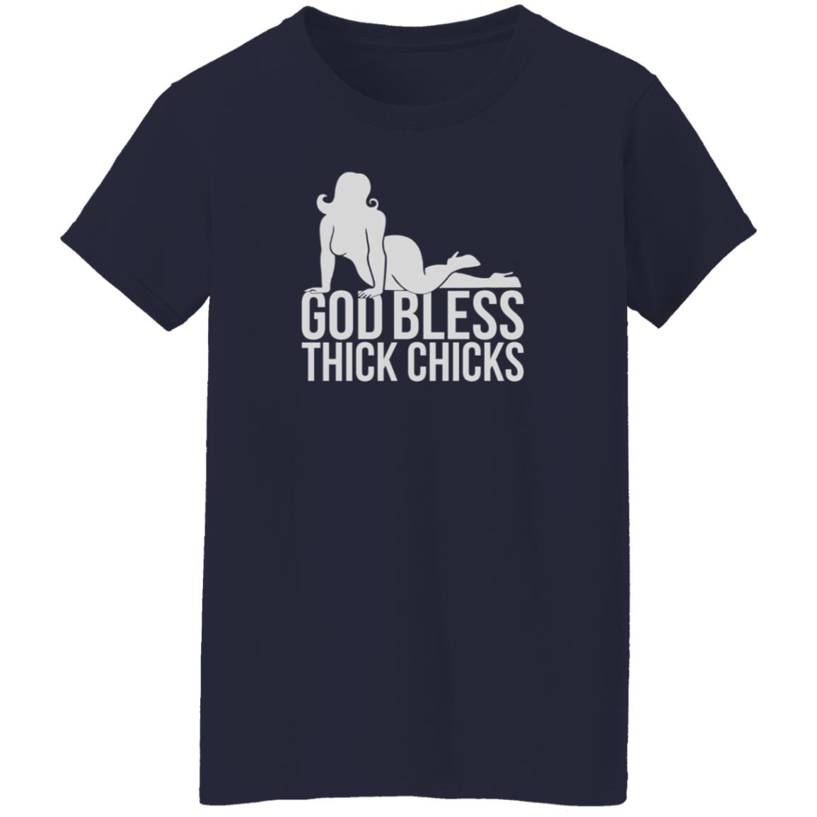Ginger Billy God Bless Thick Chicks Tee Shirt Sgatee