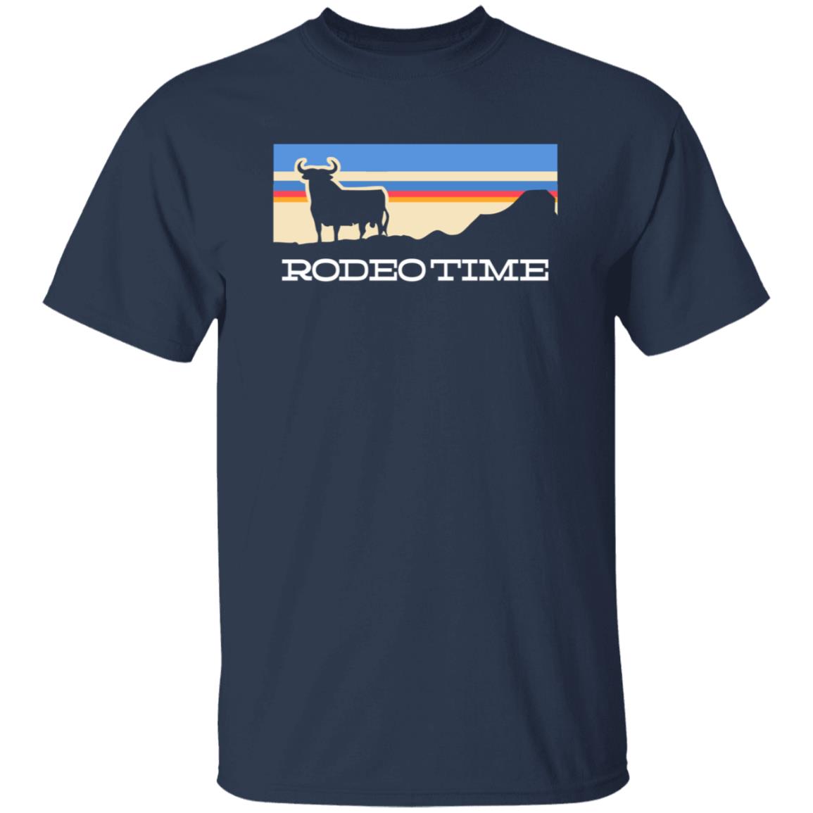 Dale Brisby Merch Rodeo Time Sunset Navy Long Sleeve T Shirt Dale Brisby Merch Rodeo Time Sunset Navy Long Sleeve T Shirt
