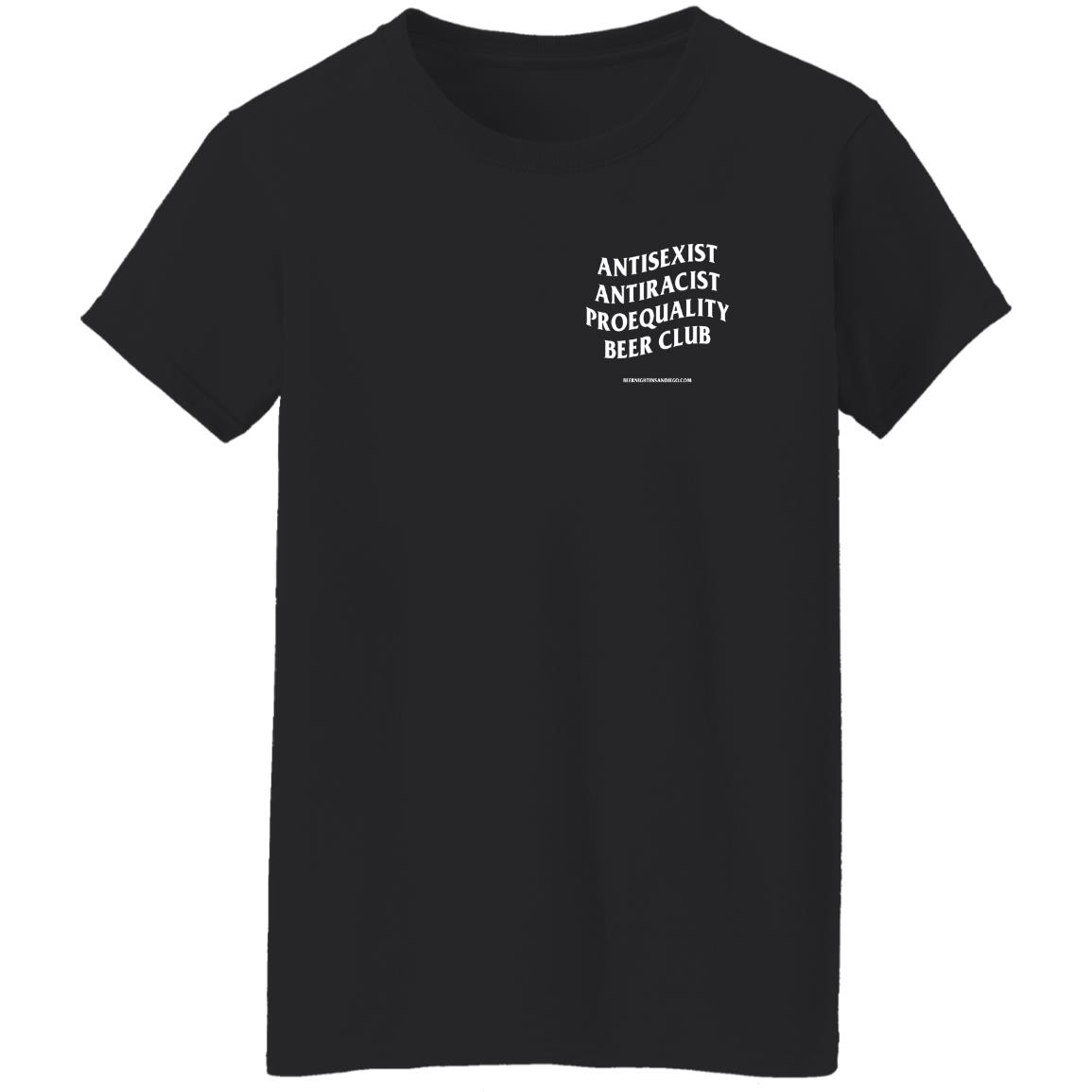 Antisexist Antiracist Proequality Beer Club Shirt Eleventhreekc Antisexist Antiracist Proequality Beer Club Shirt Eleventhreekc