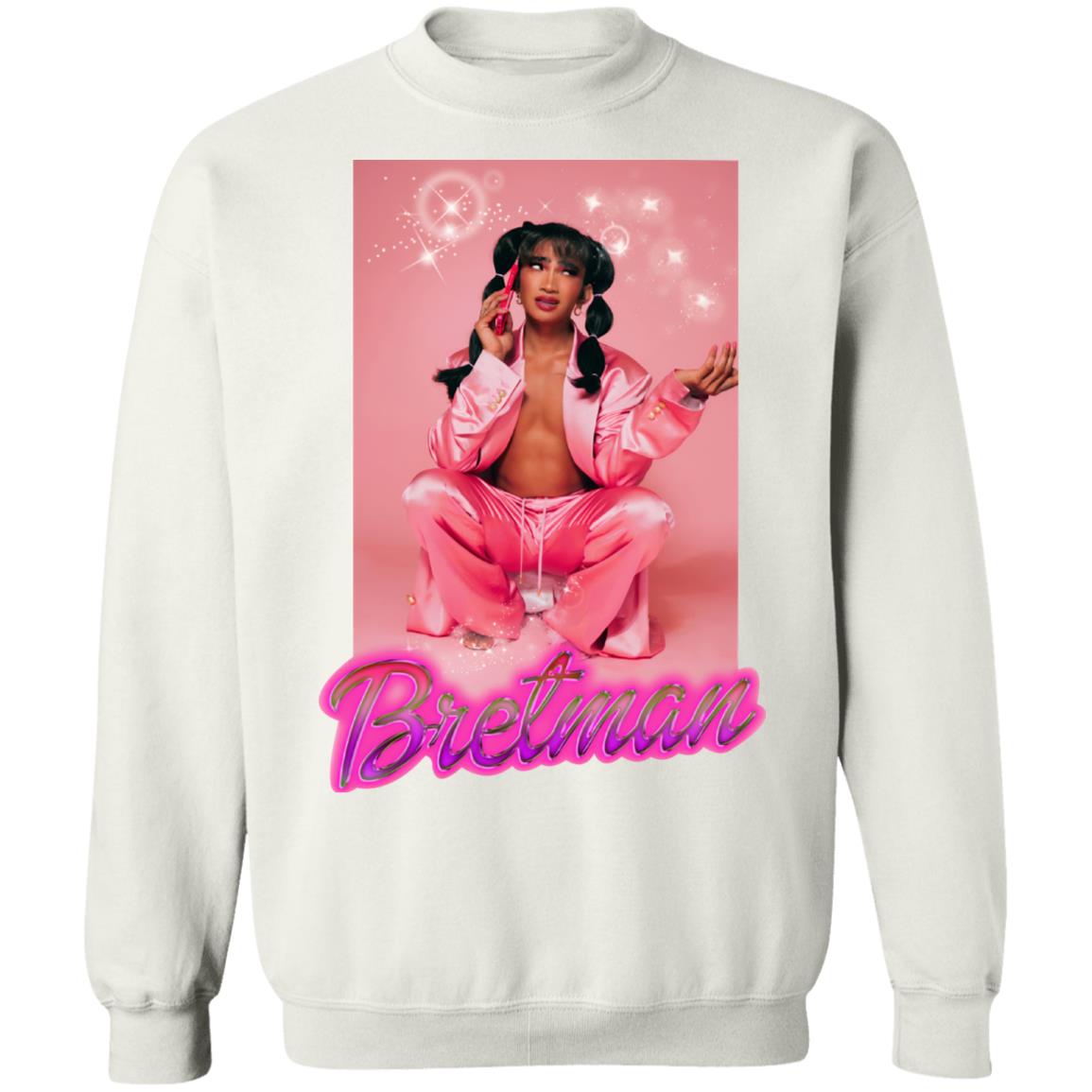 Da Baddest Merch Bretman Rock Pink Crewneck Sweatshirt Da Baddest Merch Bretman Rock Pink Crewneck Sweatshirt