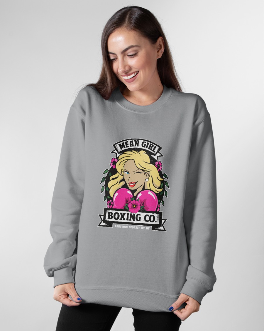 Meangirlpod Barstool Sports Mean Girl Mean Girl Boxing Tee Shirt Sgatee