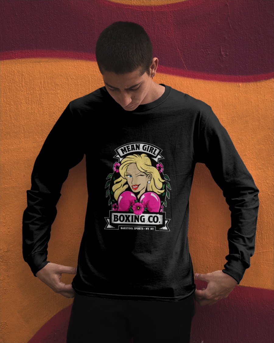 Meangirlpod Barstool Sports Mean Girl Mean Girl Boxing Tee Shirt Sgatee